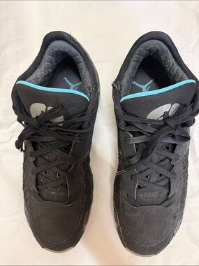 NIKE Air Jordan 38 Low Black Gamma Blue Size 10.5 FD2326-004